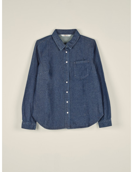 ORAIJE PARIS Denim shirt - Celia JD436-BLUE | BON FASHION
