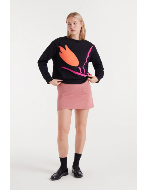 COMPANIA FANTASTICA Flower print sweatshirt 53C/12002 | BON FASHION