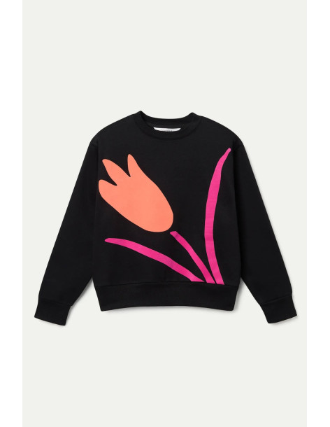COMPANIA FANTASTICA Flower print sweatshirt 53C/12002 | BON FASHION