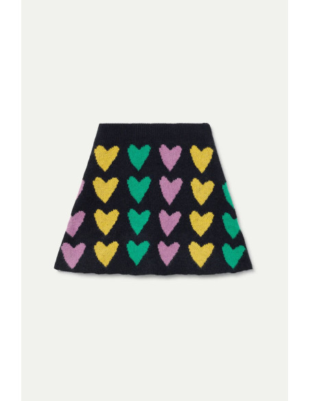 COMPANIA FANTASTICA Short jacquard knit skirt 53C/10311 | BON FASHION