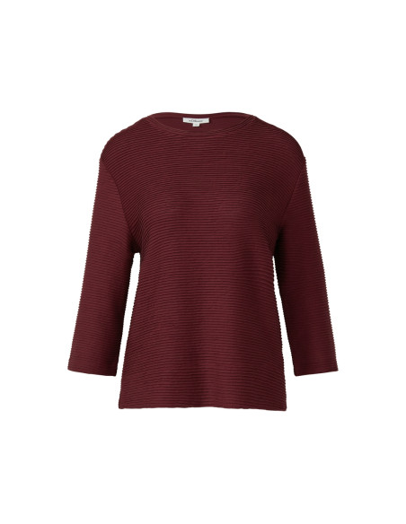 S.OLIVER Lightweight, textured sweatshirt 2169343-3902| BON FASHION