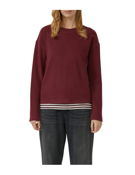 S.OLIVER Soft sweatshirt with a brushed surface 2170578-3902