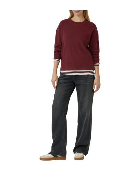 S.OLIVER Soft sweatshirt with a brushed surface 2170578-3902 | BON FASHION