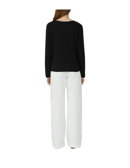 S.OLIVER Soft fine knit jumper with rolled edges 2168768-9999 | BON FASHION