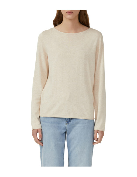 S.OLIVER Soft fine knit jumper with rolled edges 2168768-81W1