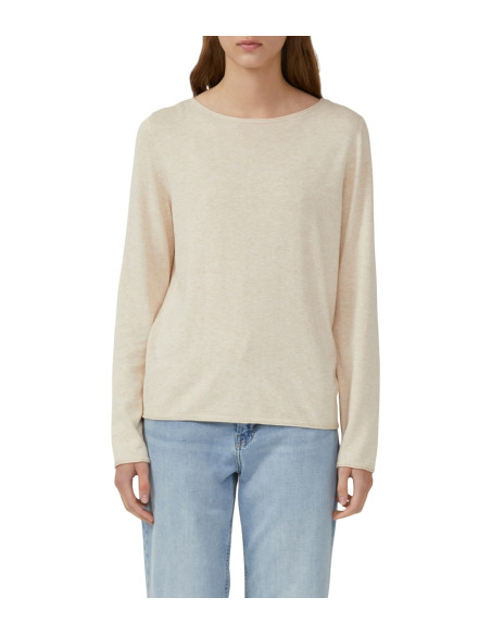 S.OLIVER Soft fine knit jumper with rolled edges 2168768-81W1