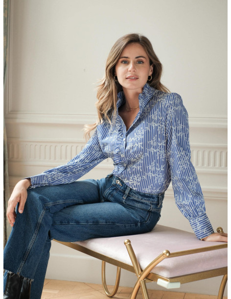 LOVIE & CO SHIRT 4972T-BLUE