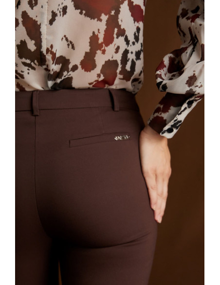 ENZZO Παντελόνι Zarela 252269-ΚΑΦΕ | BON FASHION