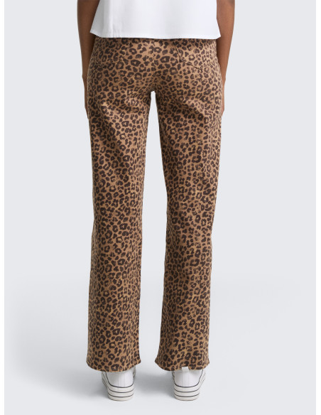TOM TAILOR wide leg jeans with Leo print 1049385-38819 | BON FASHION