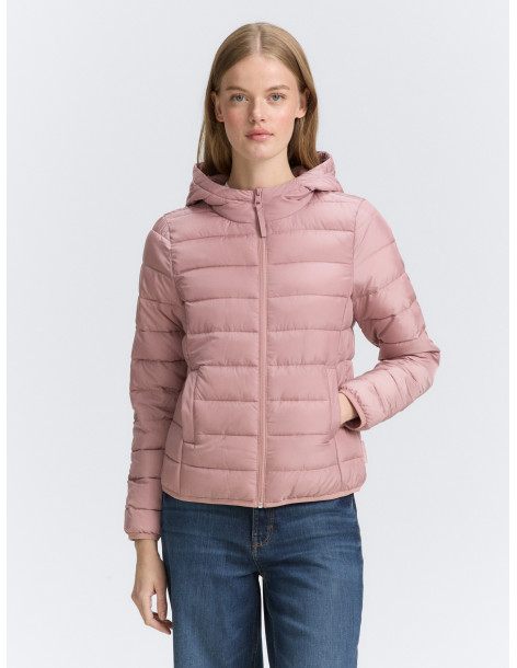 Lightweight quilted jacket with hood 1042098-26271