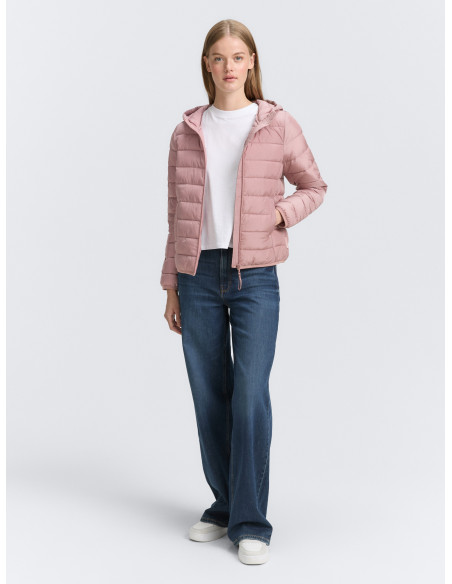 Lightweight quilted jacket with hood 1042098-26271 | BON FASHION
