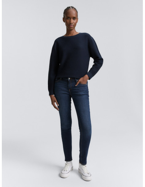TOM TAILOR Knitted jumper with round neck 1047882-10668 | BON FASHION