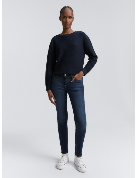 TOM TAILOR Knitted jumper with round neck 1047882-10668 | BON FASHION