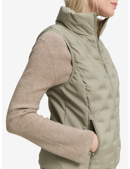 TOM TAILOR Lightweight waistcoat with stand-up collar 1046589- | BON FASHION