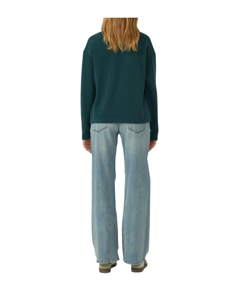 S.OLIVER Soft sweatshirt with a brushed surface 2170578-6933 | BON FASHION