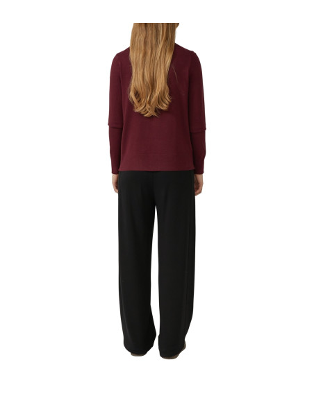 S.OLIVER knit viscose blend sweater with turtleneck 2167996-3902 | BON FASHION