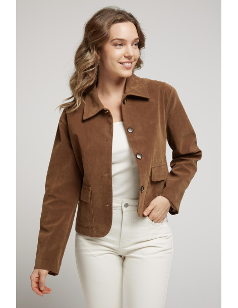 ANDY & LUCY JACKETS INES2-CAMEL