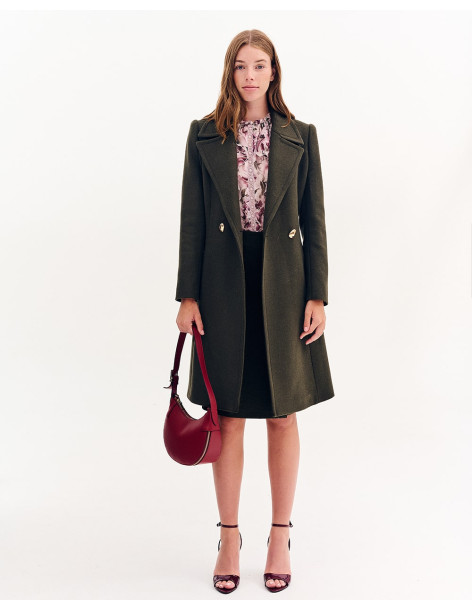 FOREL Φούστα pencil τύπου φάκελος 081.00.01.004-ΛΑΔΙ | BON FASHION