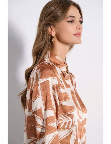 MATIS ΠΟΥΚΑΜΙΣΟ 3225807-TAUPE | BON FASHION