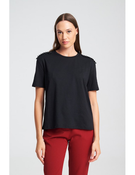 MIND MATTER CARA T-SHIRT 25-02-01-023-BLACK