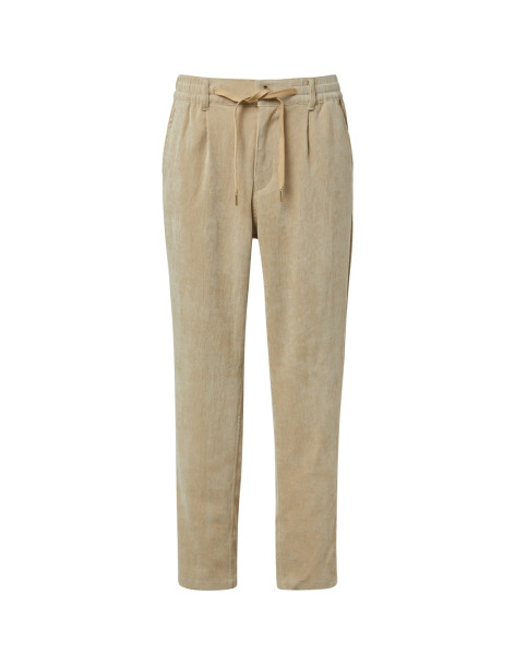 S.OLIVER Ankle cord pants with elastic waistband 2170192-8401