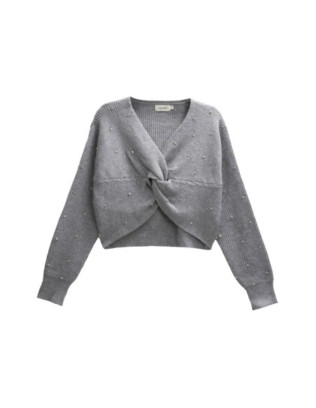 SWEEWE Knit sweater 77180-GRAY