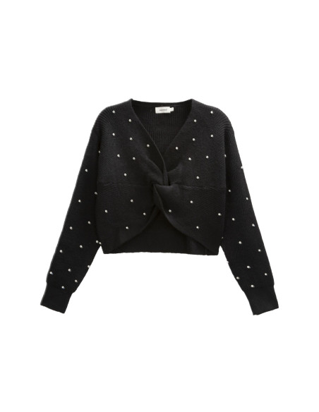 SWEEWE Knit sweater 77180-BLACK