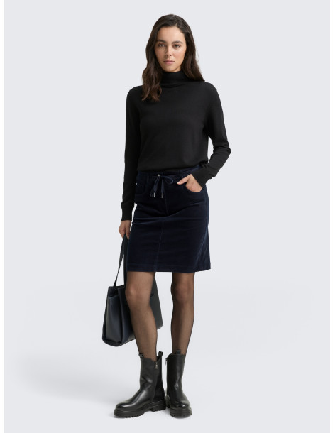 TOM TAILOR Corduroy skirt with drawstring 1047633-11019