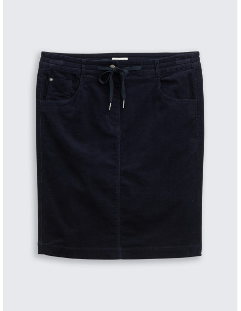 TOM TAILOR Corduroy skirt with drawstring 1047633-11019 | BON FASHION
