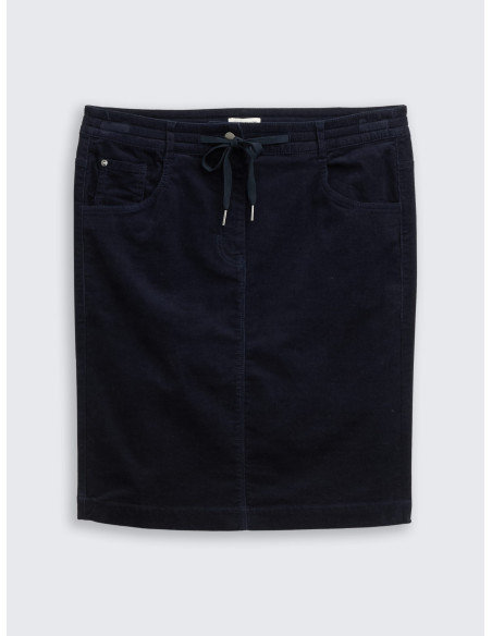 TOM TAILOR Corduroy skirt with drawstring 1047633-11019 | BON FASHION