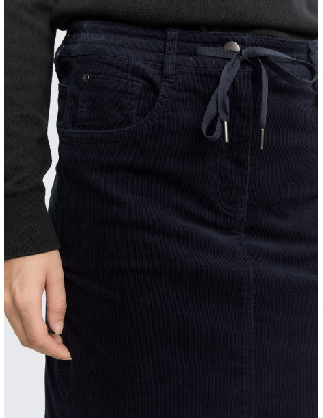 TOM TAILOR Corduroy skirt with drawstring 1047633-11019 | BON FASHION