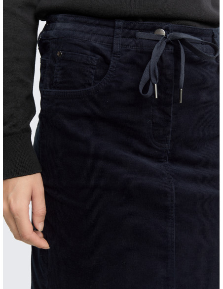 TOM TAILOR Corduroy skirt with drawstring 1047633-11019 | BON FASHION