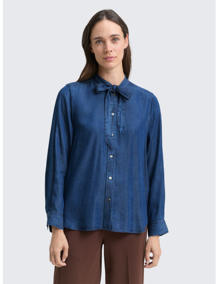 TOM TAILOR Blouse with bow detail 1048677-10134