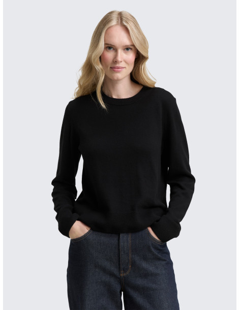TOM TAILOR Knitted jumper with cashmere blend 1048341-14482