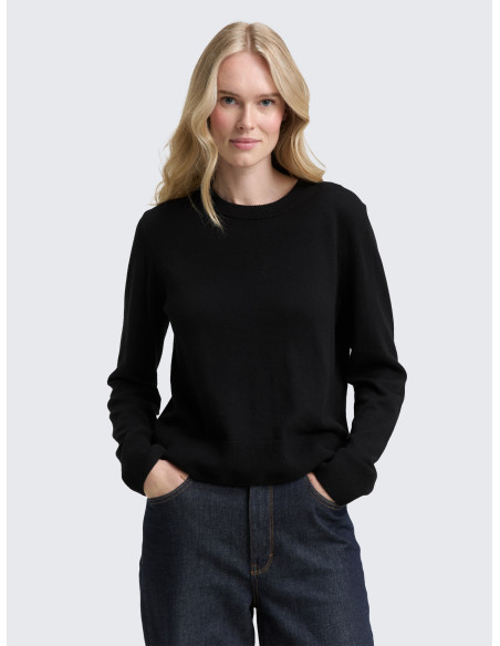 TOM TAILOR Knitted jumper with cashmere blend 1048341-14482