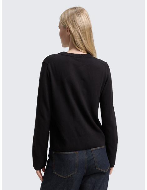 TOM TAILOR Knitted jumper with cashmere blend 1048341-14482 | BON FASHION