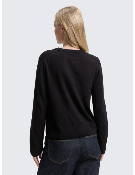 TOM TAILOR Knitted jumper with cashmere blend 1048341-14482 | BON FASHION