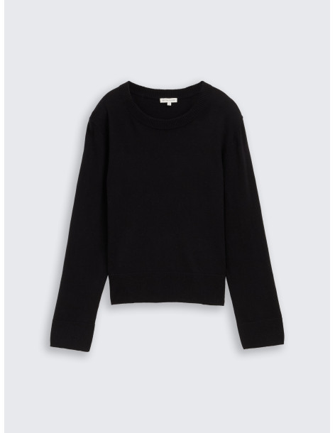 TOM TAILOR Knitted jumper with cashmere blend 1048341-14482 | BON FASHION