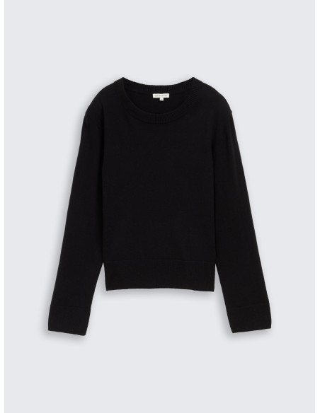 TOM TAILOR Knitted jumper with cashmere blend 1048341-14482 | BON FASHION
