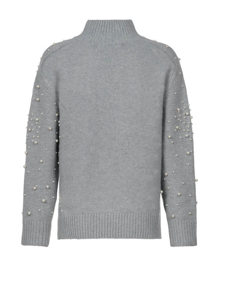 MIND MATTER GABRIELA SWEATER 25-02-09-051-GREY | BON FASHION