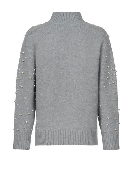 MIND MATTER GABRIELA SWEATER 25-02-09-051-GREY | BON FASHION