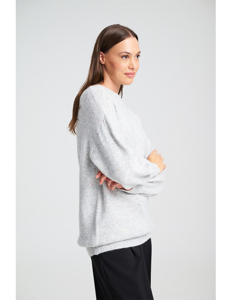 MIND MATTER COCO SWEATER 25-02-09-021-GREY | BON FASHION