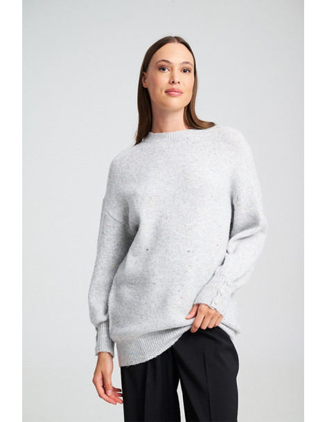 MIND MATTER COCO SWEATER 25-02-09-021-GREY