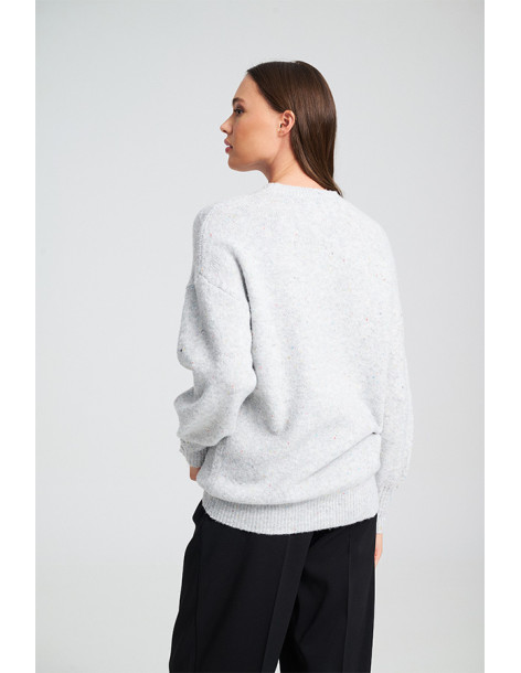 MIND MATTER COCO SWEATER 25-02-09-021-GREY | BON FASHION