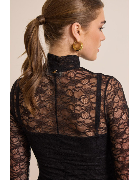 ENZZO Φόρεμα Alexia 252393-ΜΑΥΡΟ | BON FASHION