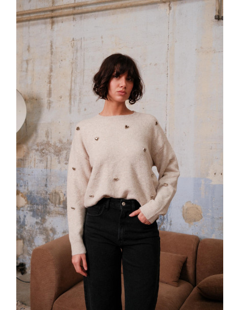 BON FASHION Jumpers 217-BEIGE