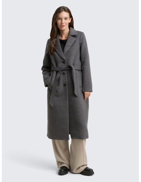 TOM TAILOR Wool coat with belt 1047524-38422