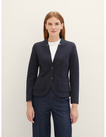 TOM TAILOR Textured Ottoman blazer 1038703-10668