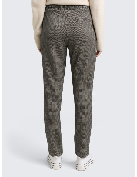 TOM TAILOR Loose slim jacquard trousers 1048854-39304 | BON FASHION