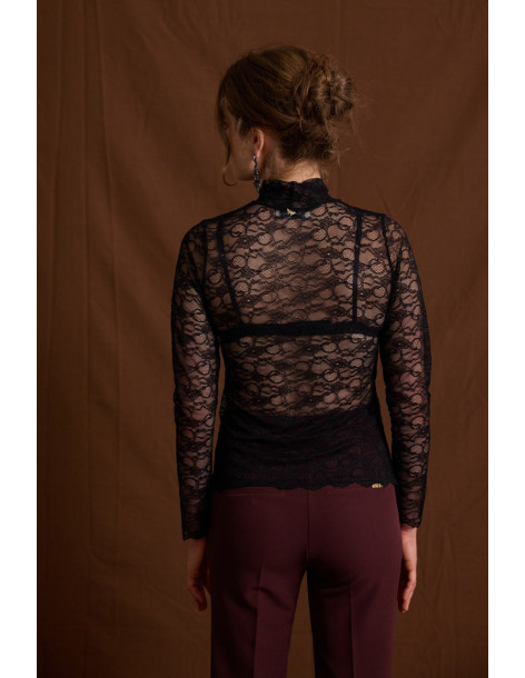 ENZZO Μπλουζα Sadrine 252394-ΜΑΥΡΟ | BON FASHION